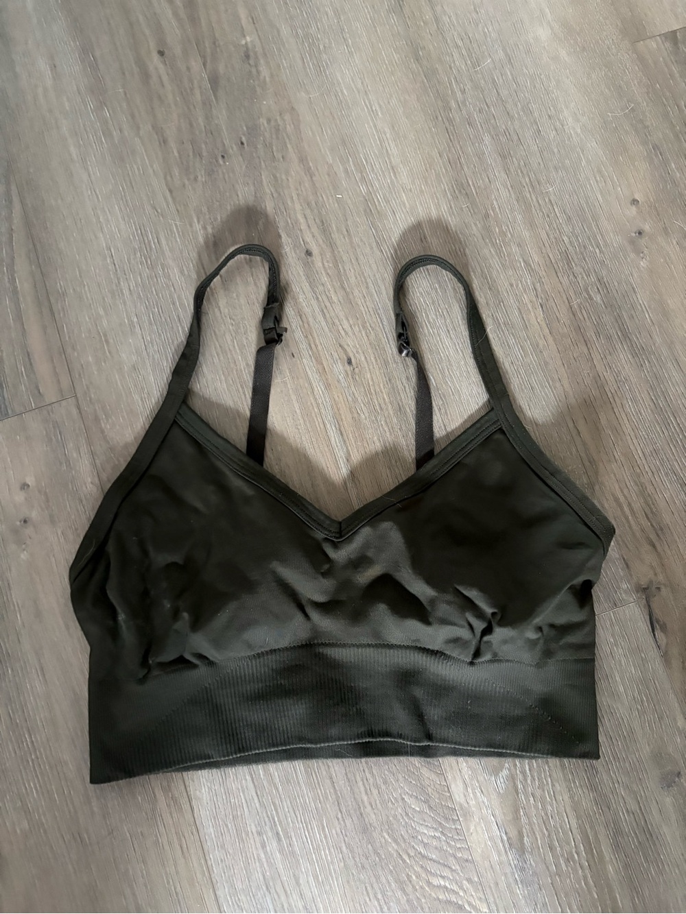 lululemon athletica Dark Olive Sports Bra
